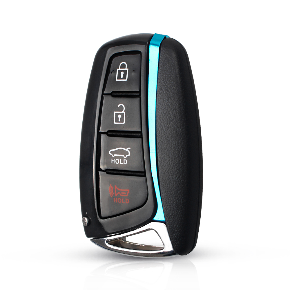 KEYYOU Für Hyundai Genesis Santa Fe 2012-2018 Equus Azera Tucson Smart Fob Fernbedienung Auto Schlüssel Shell 3/4 Tasten schlüssellose Abdeckung Fall – Detail 2