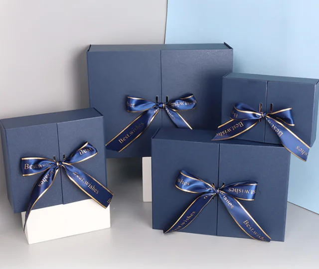Gift Box Medium Men Perfume Lipstick Purse Box Double Door Ribbon Bow Box  Jewelry Box Mother's Day Girl Women Birthday Gifts - Gift Boxes & Bags -  AliExpress