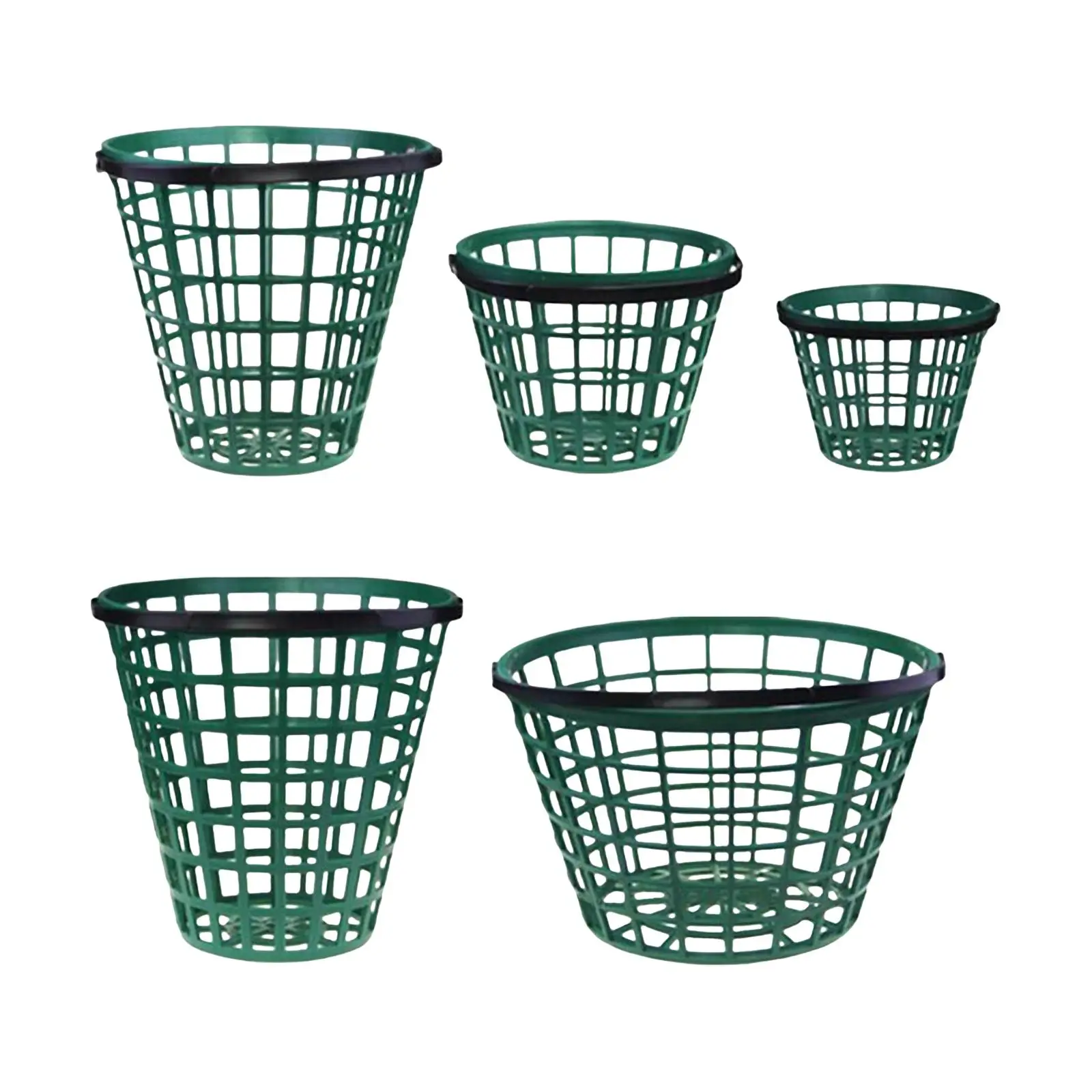 5 Pieces Golf Ball Basket Golfball Container Lightweight Golf Range Baskets