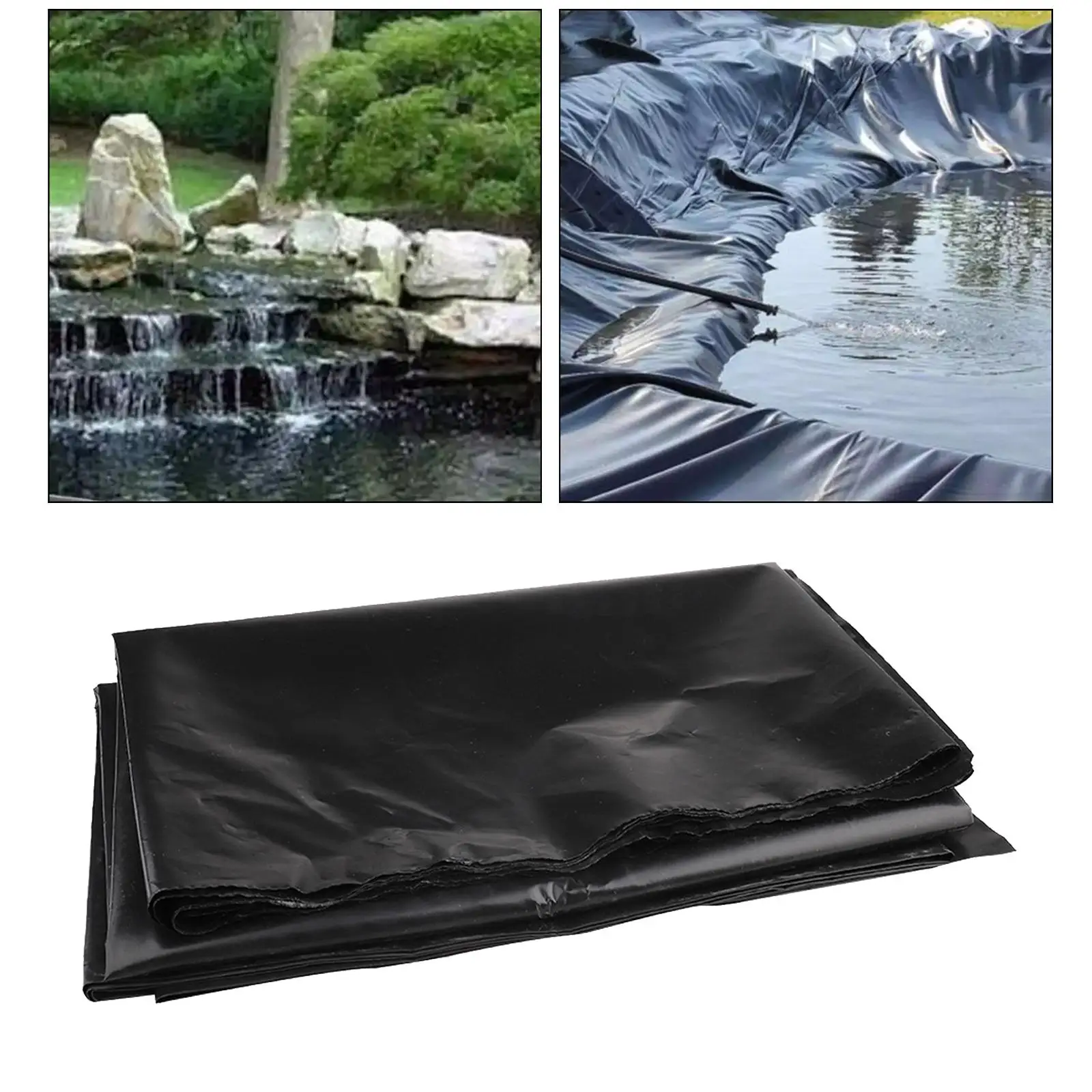 Impermeable Film Tear-Resistant Waterproof for Fish Pond Black