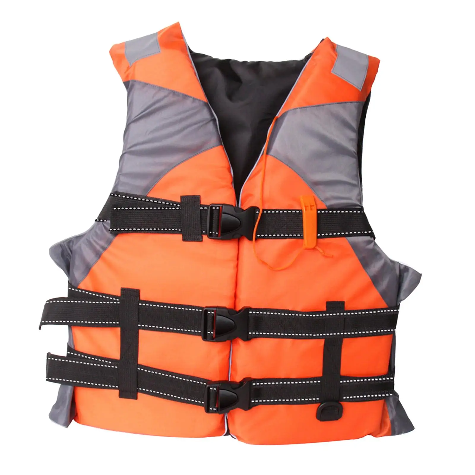 Youth Life Jacket Water Sports Vest Adjustable Strap Floating Vest with Whistle for Surfing Fishing Kayak Ski Child