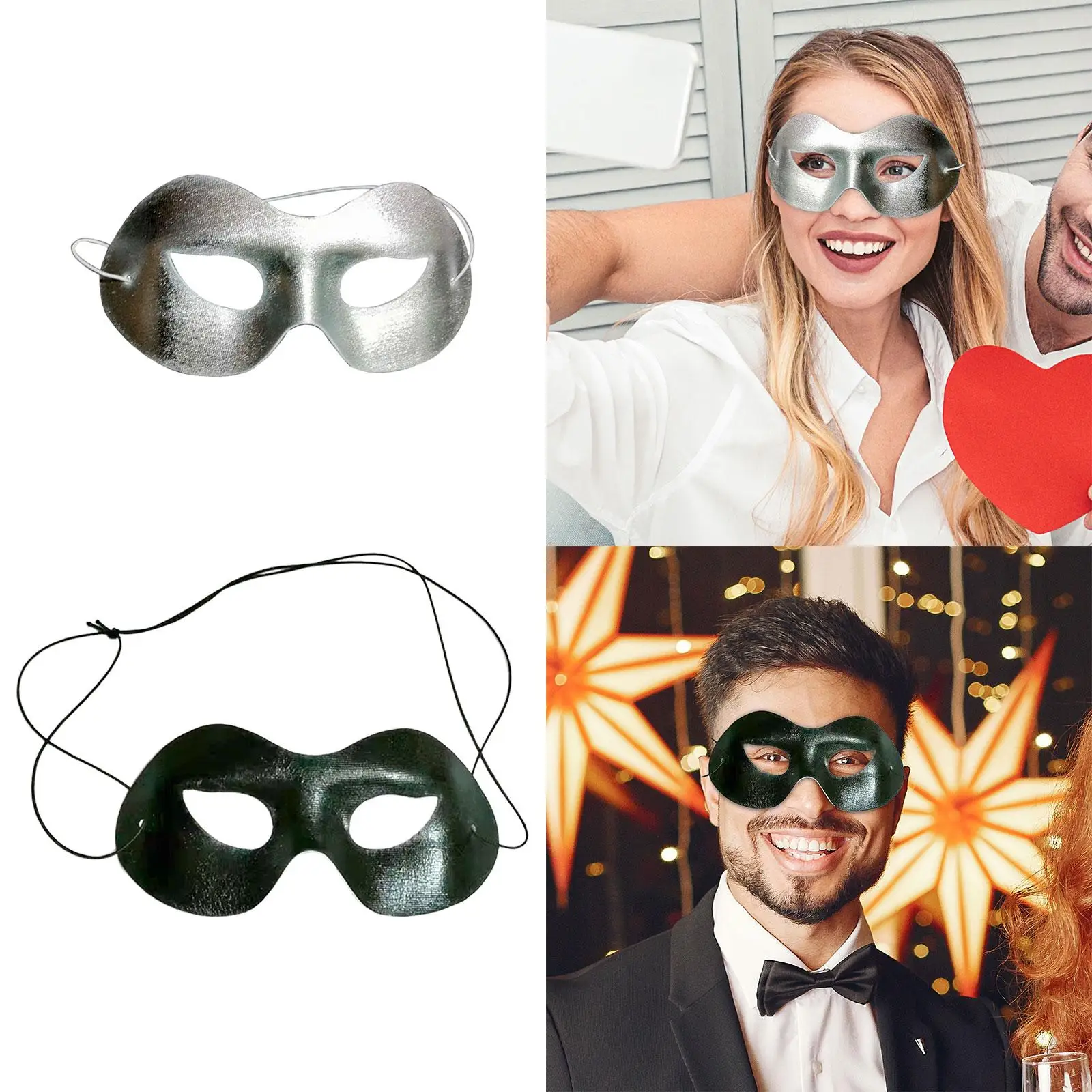 Masquerade Mask Valentine`s Day Mask for Women Men Eye Mask Props Costume Mask for Birthday Show Halloween Dancing New Year