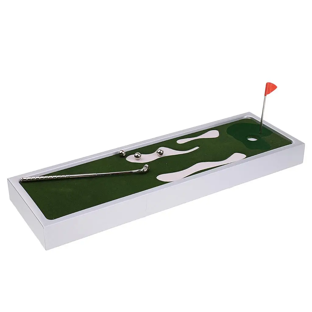 Mini Table Golf Game Play Golf Game Toy Gift For