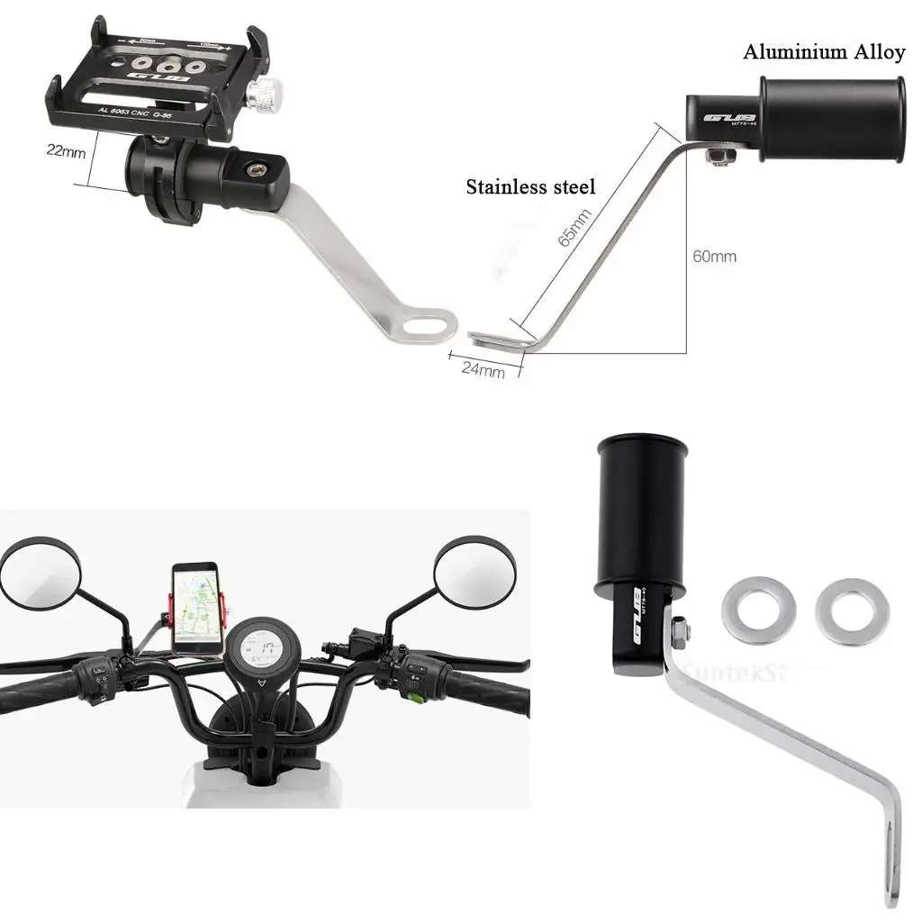 1 Piece Motorcycle  Extendable Bar for Bracket Holder GPS Holder Phone
