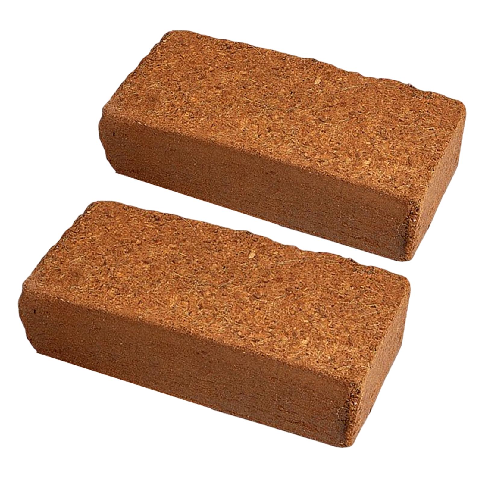 Coconut Coir Brick Expandable for Landscape Potted Plants Gardens Elevated Beds