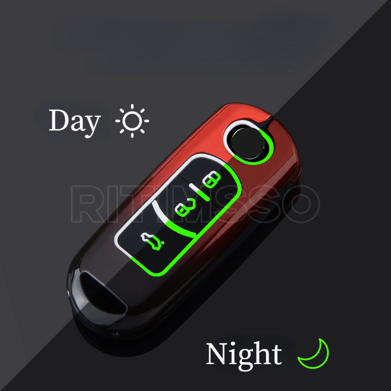 New Alloy Car Remote Key Case Cover Shell For Mazda 2 3 5 6 BL BM GJ Atenza Axela Demio CX-3 CX3 CX-5 CX5 CX7 CX-9 CX8 Keyless - Sb147ff74c8e14ef9b0cc691887d55ff1z