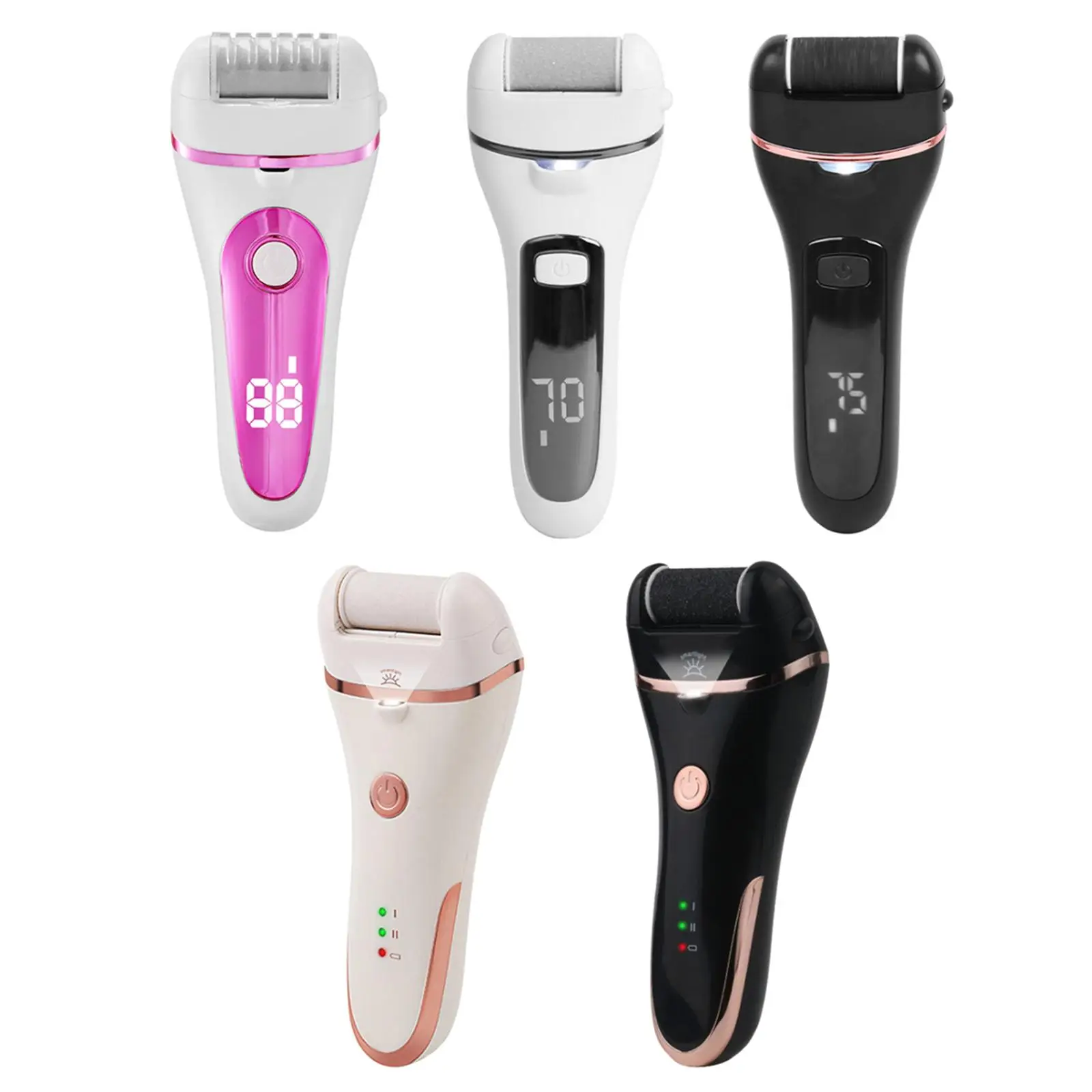 Portable Electric Feet Callus Remover Cordless 1200mAh Adjustable Speeds Foot File Feet Shaver for Dead / Hard Skin Feet Clean