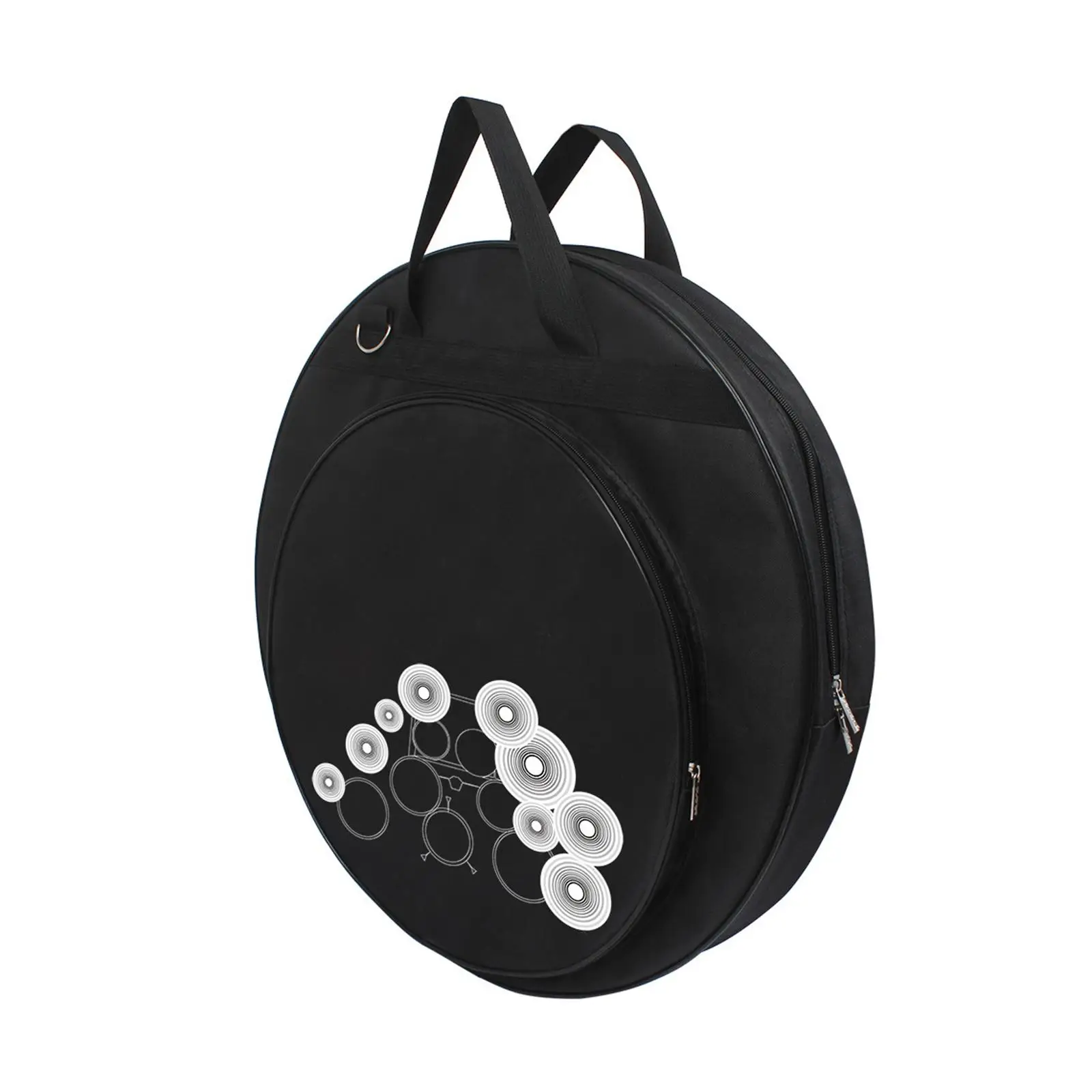 21 inch Cymbal Bag Multifunction Cymbal Carrying Case Cymbal Holder Pouch Cymbal Handbag for Drum Instrument Accessories Cymbal