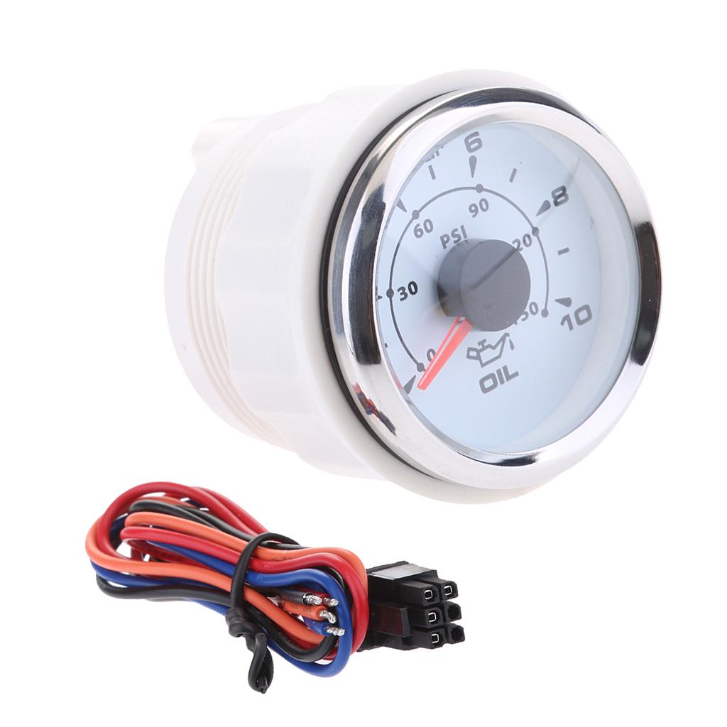 52mm Car  Pressure  7 Color Backlight Meter 0-150psi