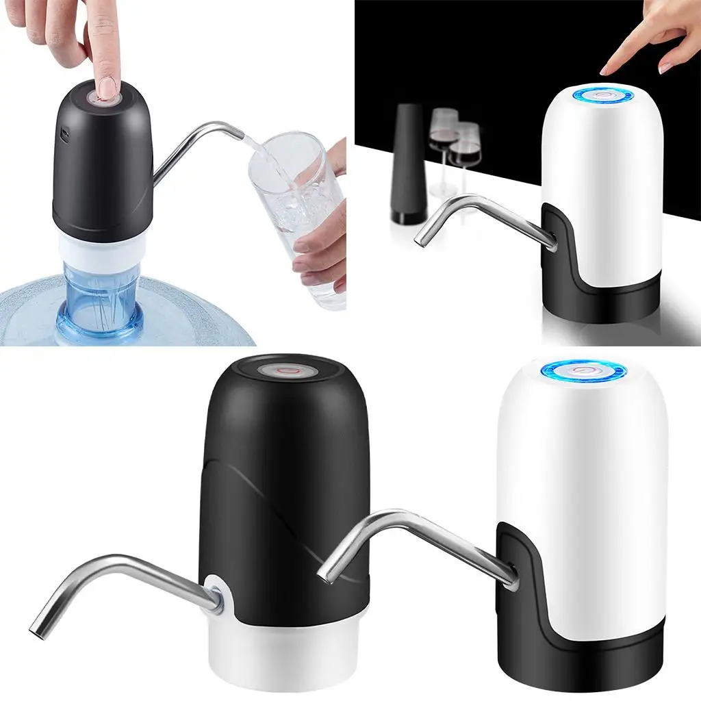 Portable Water Bottle Pump, Universal Bottle Electric Automatic Water Dispenser, for Camping, Kitchen
