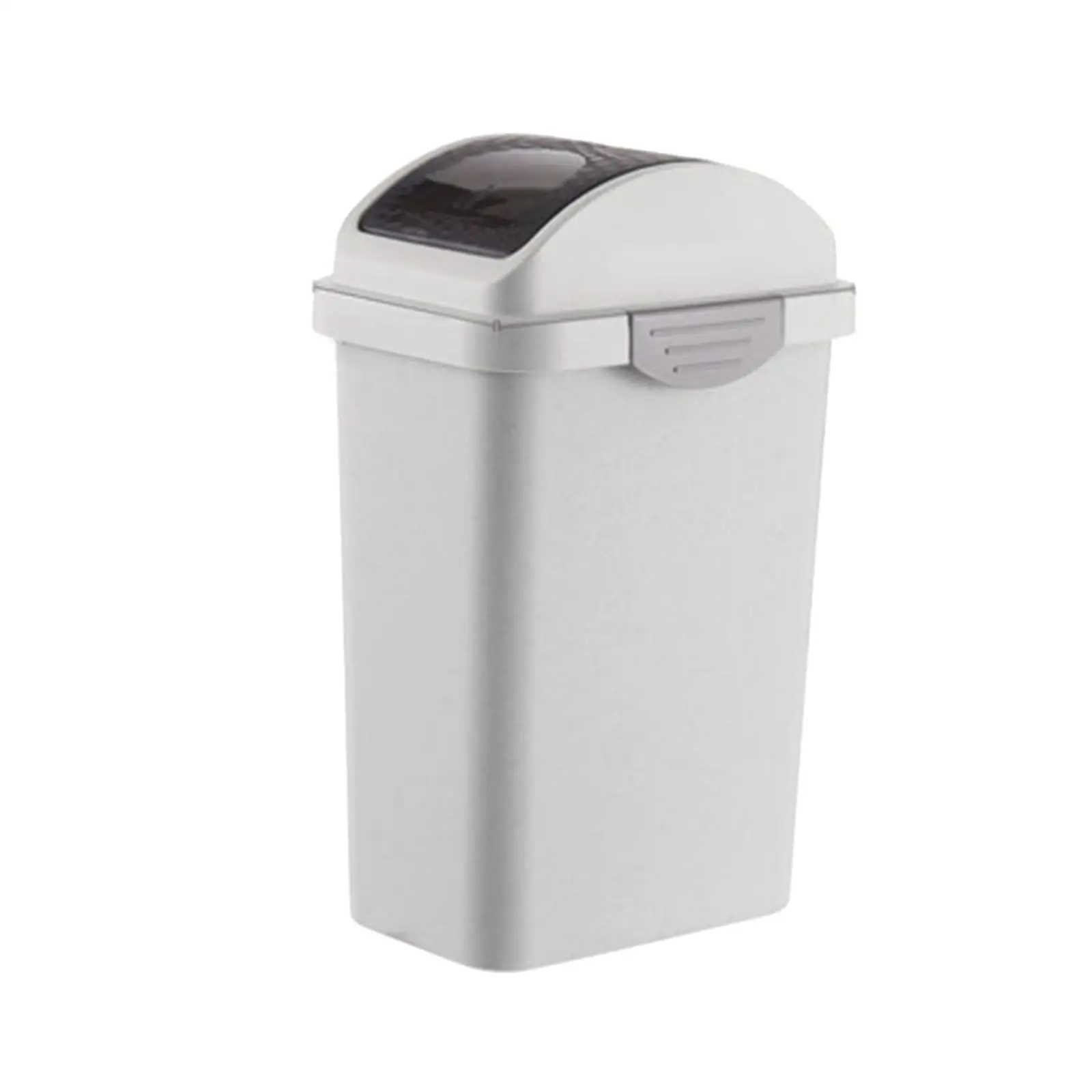 Luxury Garbage Can with Shaker Cover Simple Garbage Bucket for Office Desk
