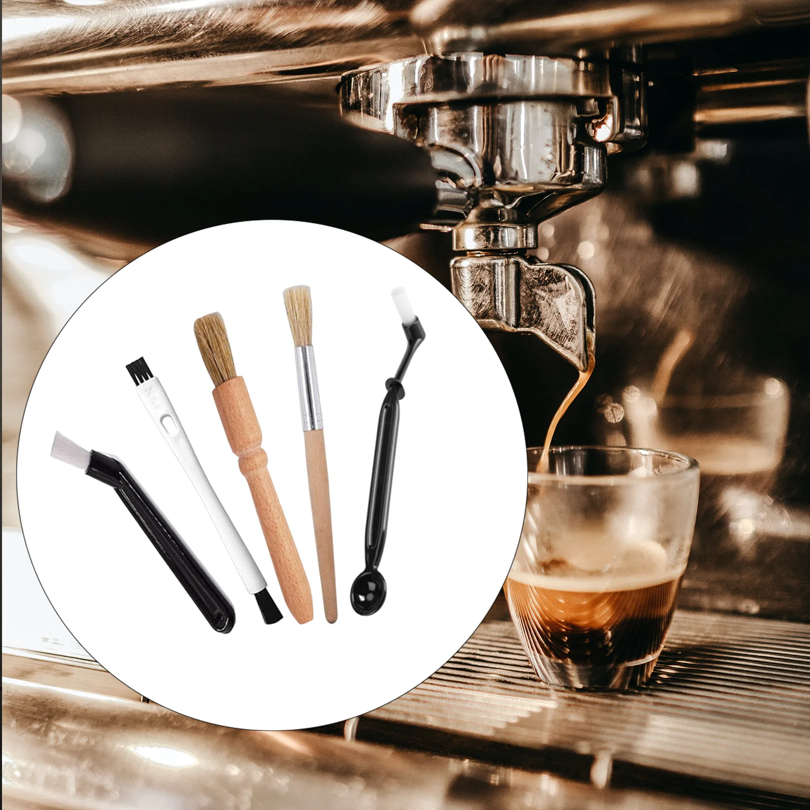 Professional Coffee Brush Coffee Cleaning Brush Coffee Machine Cleaning Brush for