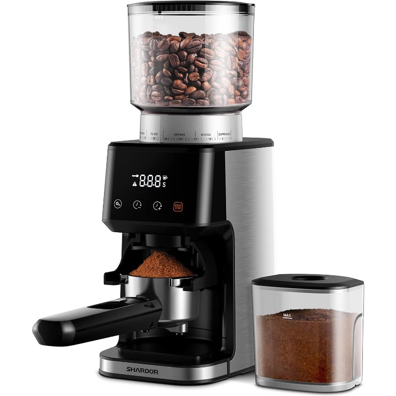 Title 10, SHARDOR Burr Coffee Grinder Electric for Espres...