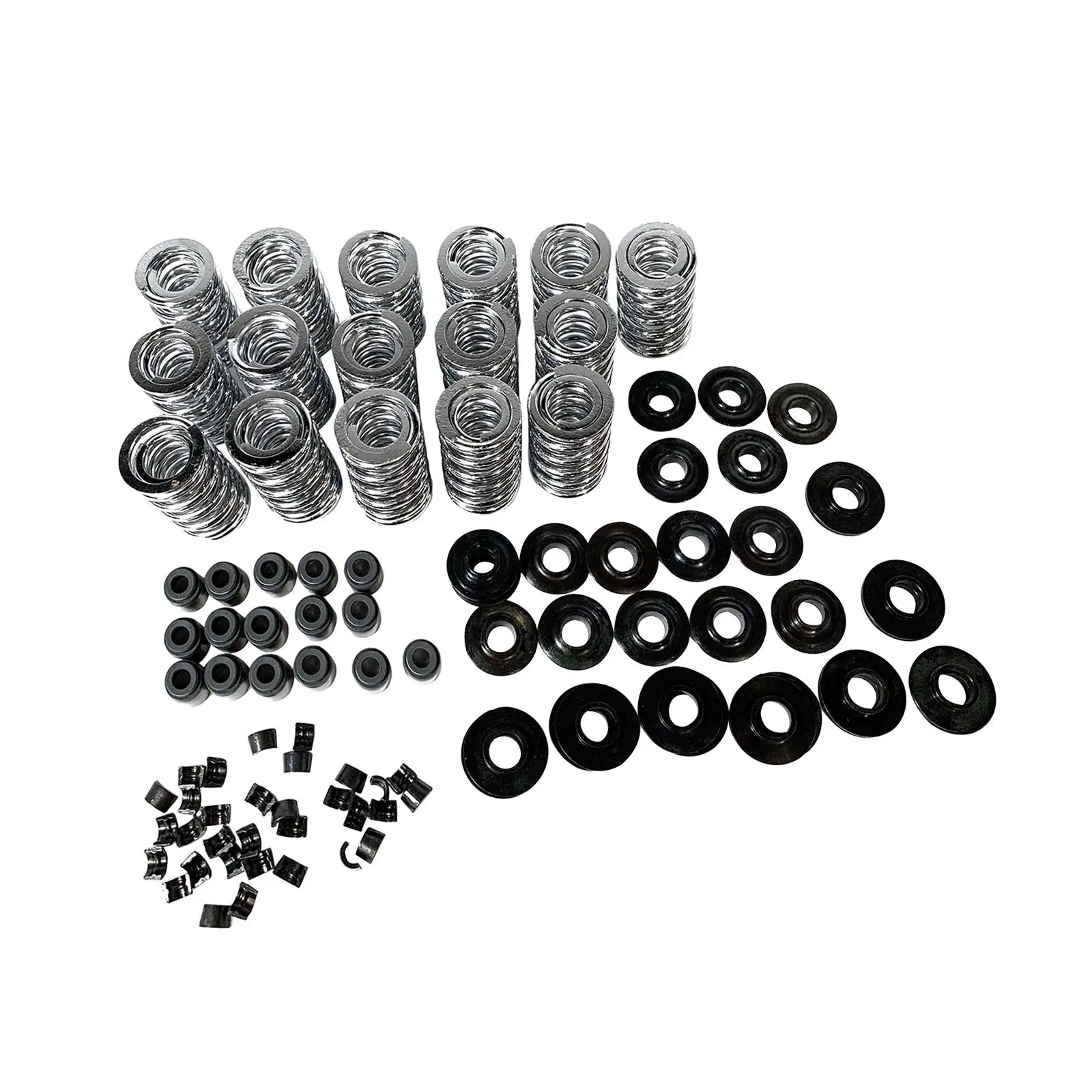 Dual Valve Springs Set Durable Premium Spare Parts High Performance with Retainers Replacement for 4.8 5.3 6.0 LS1 LS2 LS3