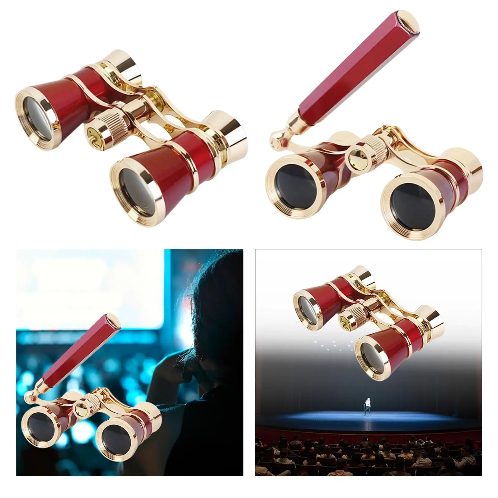 Theater Binoculars Glasses Decor Telescope for Bird Watching Adults Cinema