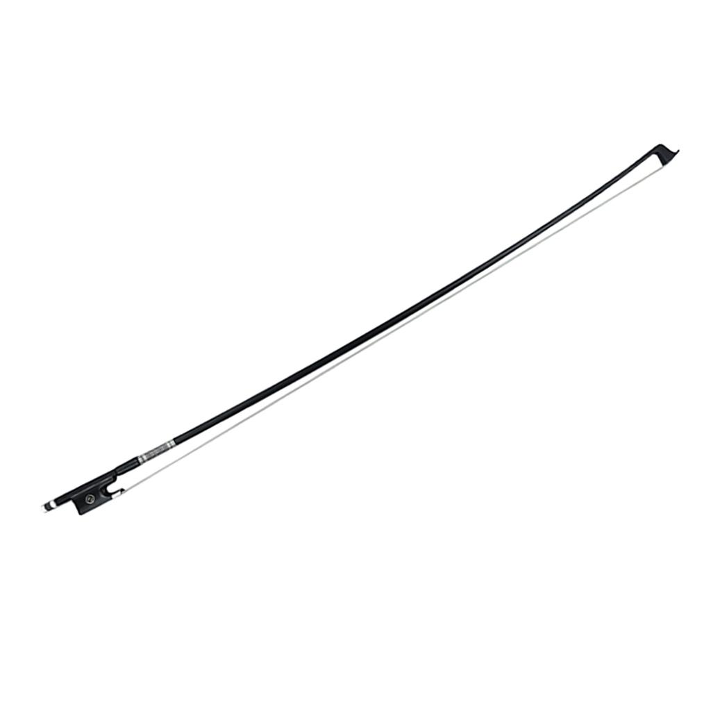 Exquisite Carbon Fiber Bow Black for 4/4 Violin Lightweight 74.5cm/29.33``