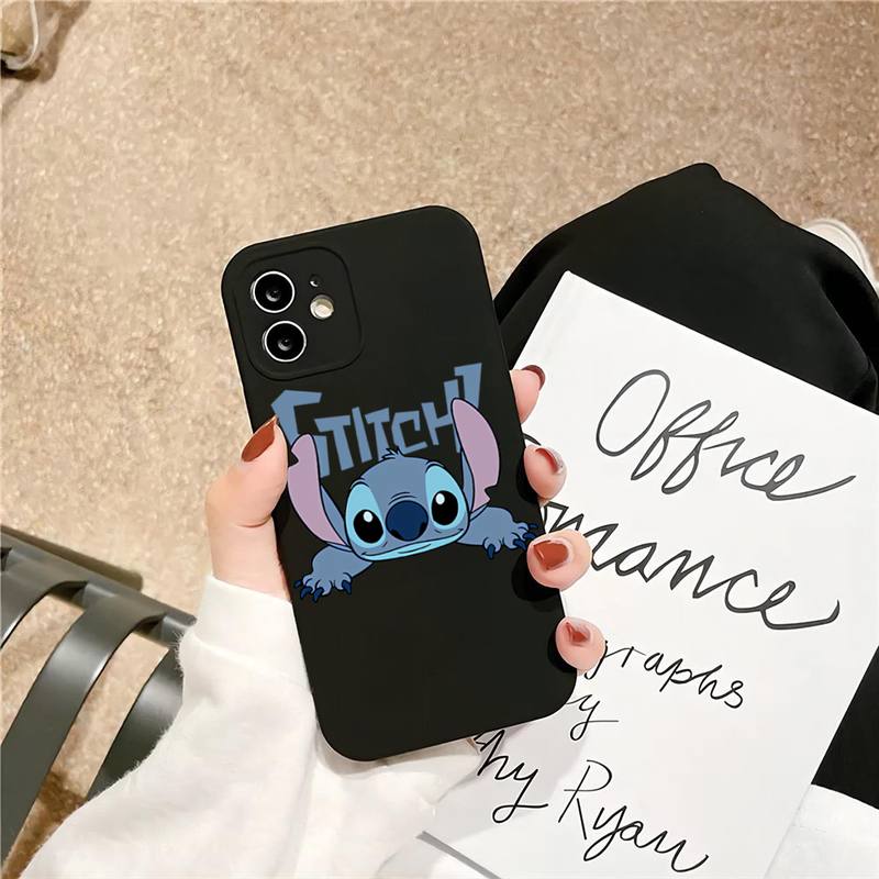 iphone 13 pro phone case Stitch Cute Couple Girlfriends Phone Case Funda Shell For IPhone Xs X Xr 6 6s 7 8 Plus 13 12 11 Pro Max Mini SE2020 Luxury Cover iphone 13 pro max wallet case