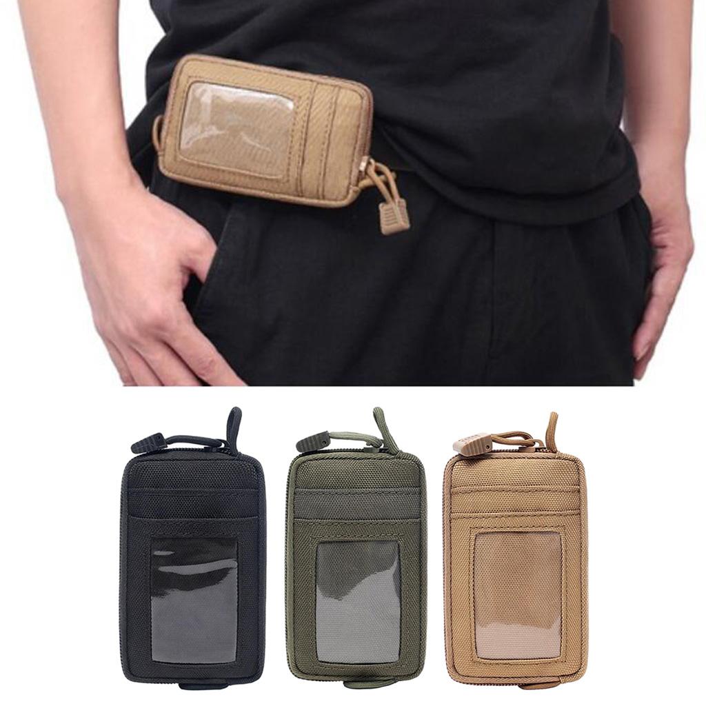 Camping Belt Wallet Outdoor Waist  Compact with ID Window