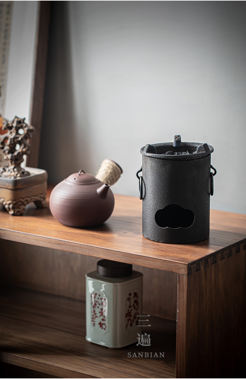 Ancient Iron-Round Simple Charcoal Stove_11.jpg