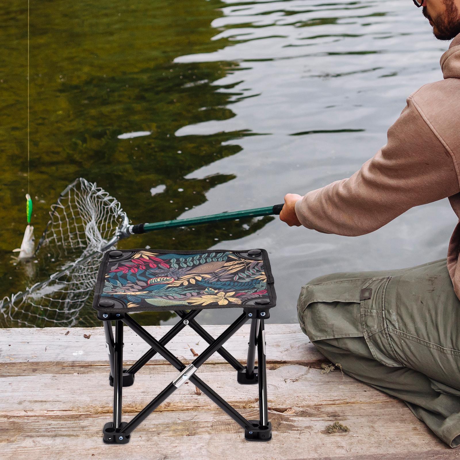 Folding Stool Reusable recliner Chair Ottoman Fishing Chairs Camp Stool for