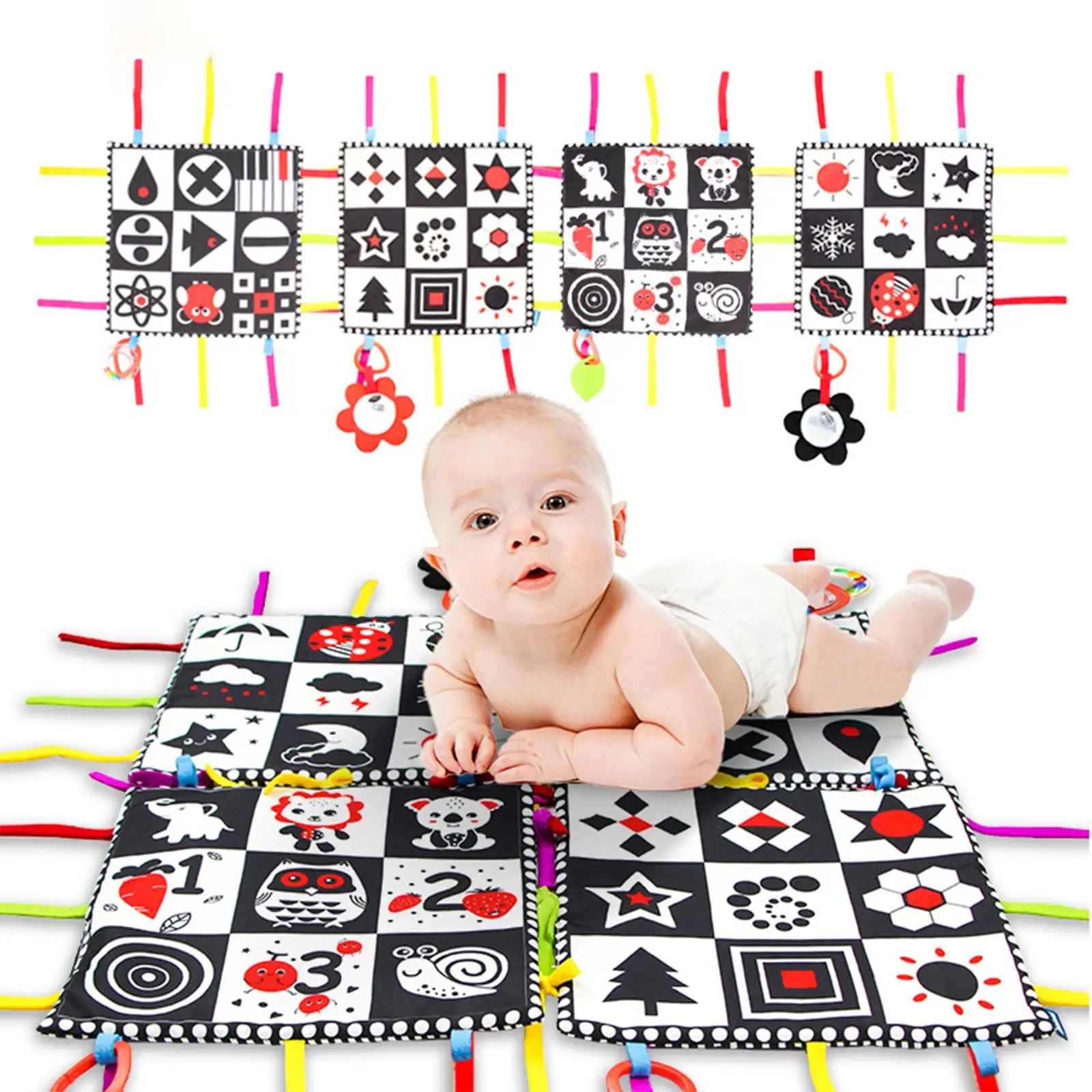 Multifunctional Mat Development Playmat for Infants 0-6 Months