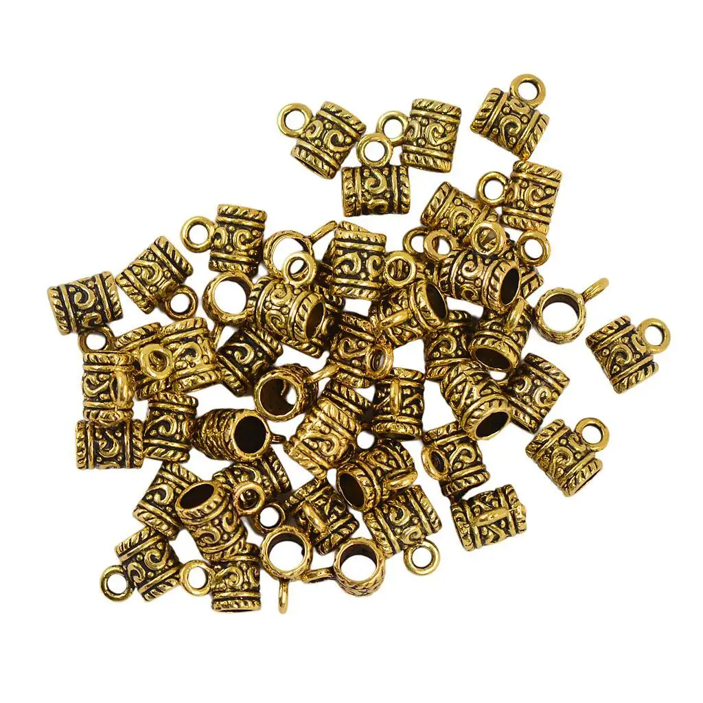 50 Pcs Bright Bali Alloy Daisy Spacers Beads for Jewelry Making Necklace for necklace bracelets and earrings making
