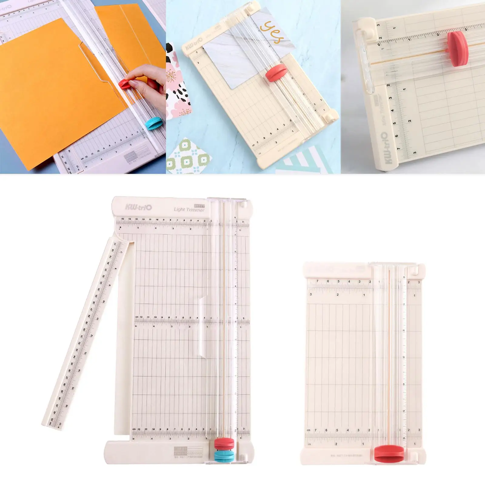 Craft Paper Cutter Paper Trimmer and Score Board Cutting Board Scoring Tool for Card Craft Projects Coupons Scrapbooking