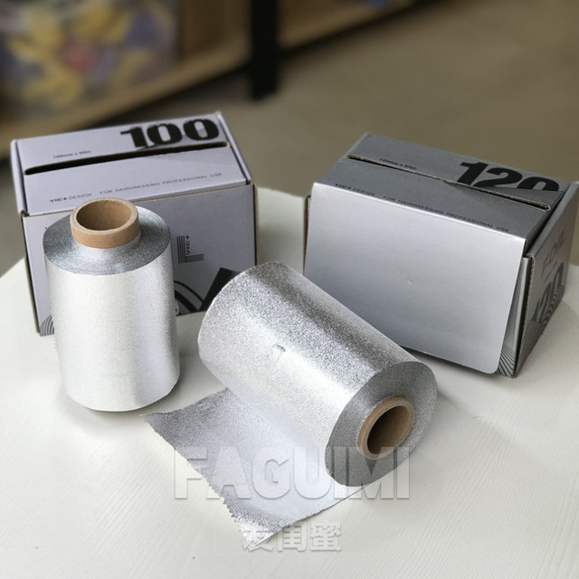 VIC+ Silver Embossed Roll Aluminum Foil, Hair Foils for