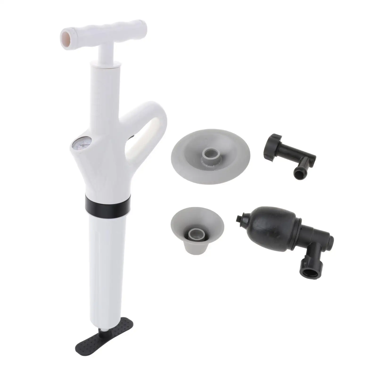 Air Pressure Plunger Sewer Toilet Kitchen Sink Plunger Hair Drain Clog Removal Tool for Bathroom Cleaning