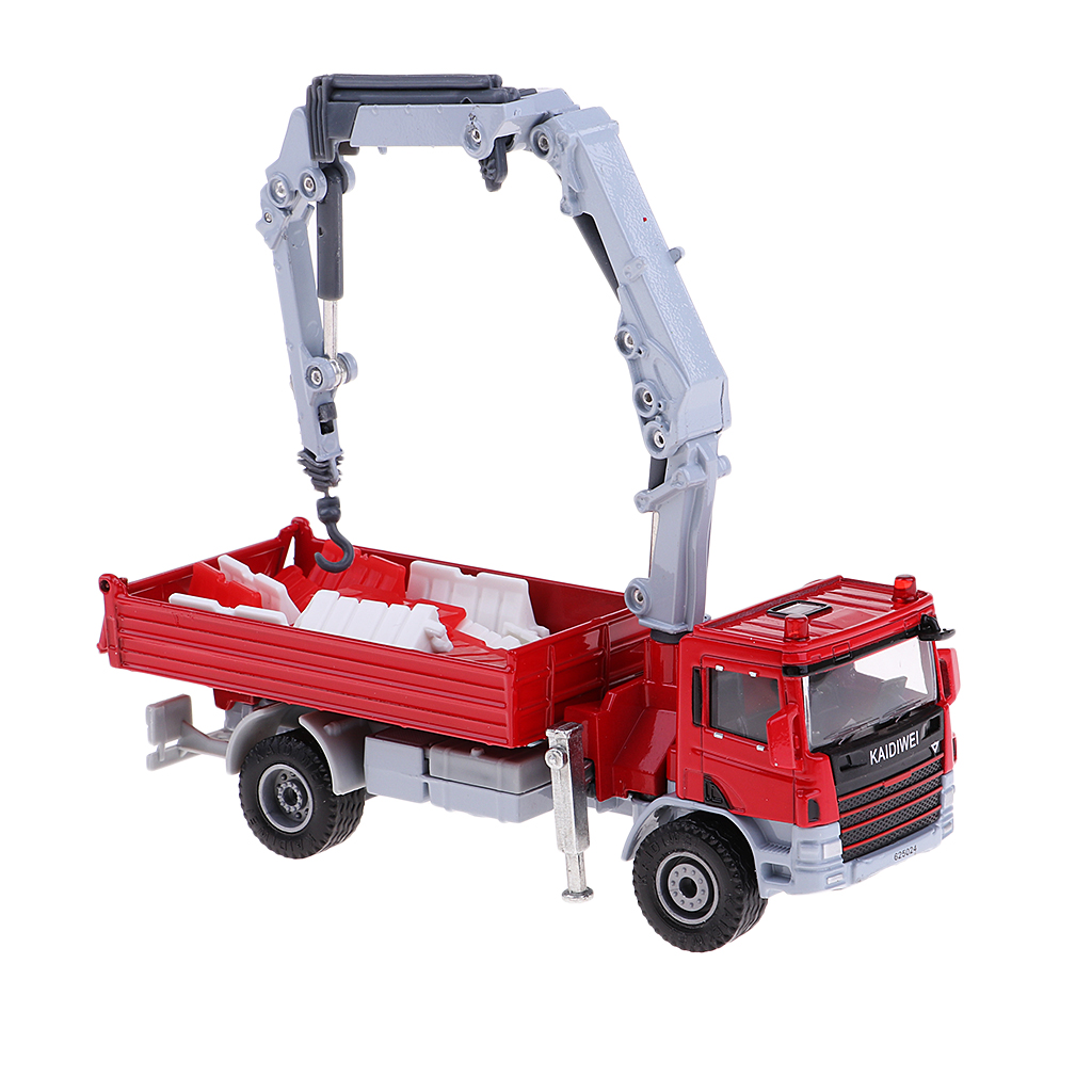 1:50 Model Car Crane Truck Diecast Transport Vehicle Kids Toy 13.9x4.8x7.8cm 1:50 Model Car Crane Truck Diecast Transport Vehicle Kids Toy 13.9x4.8x7.8cm