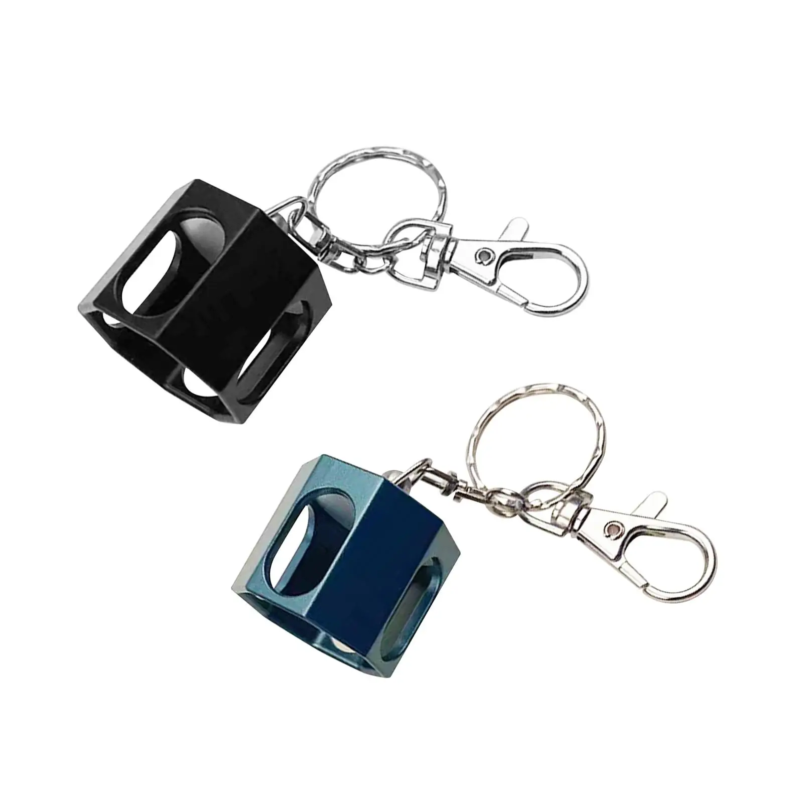 Billiard Cue Chalk Holder Chalk Pocket with Keychain Lightweight Billiards