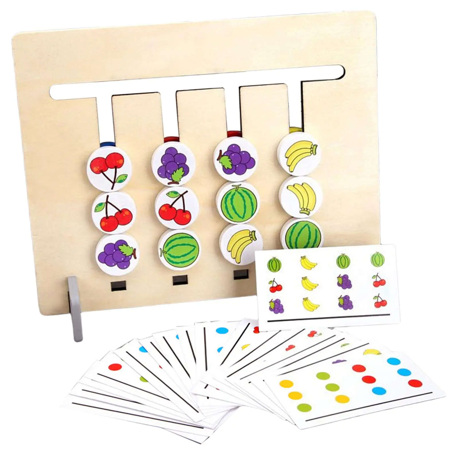 Kids Develop Brain Fruit Sorting Matching Toy Hand Brain Toy