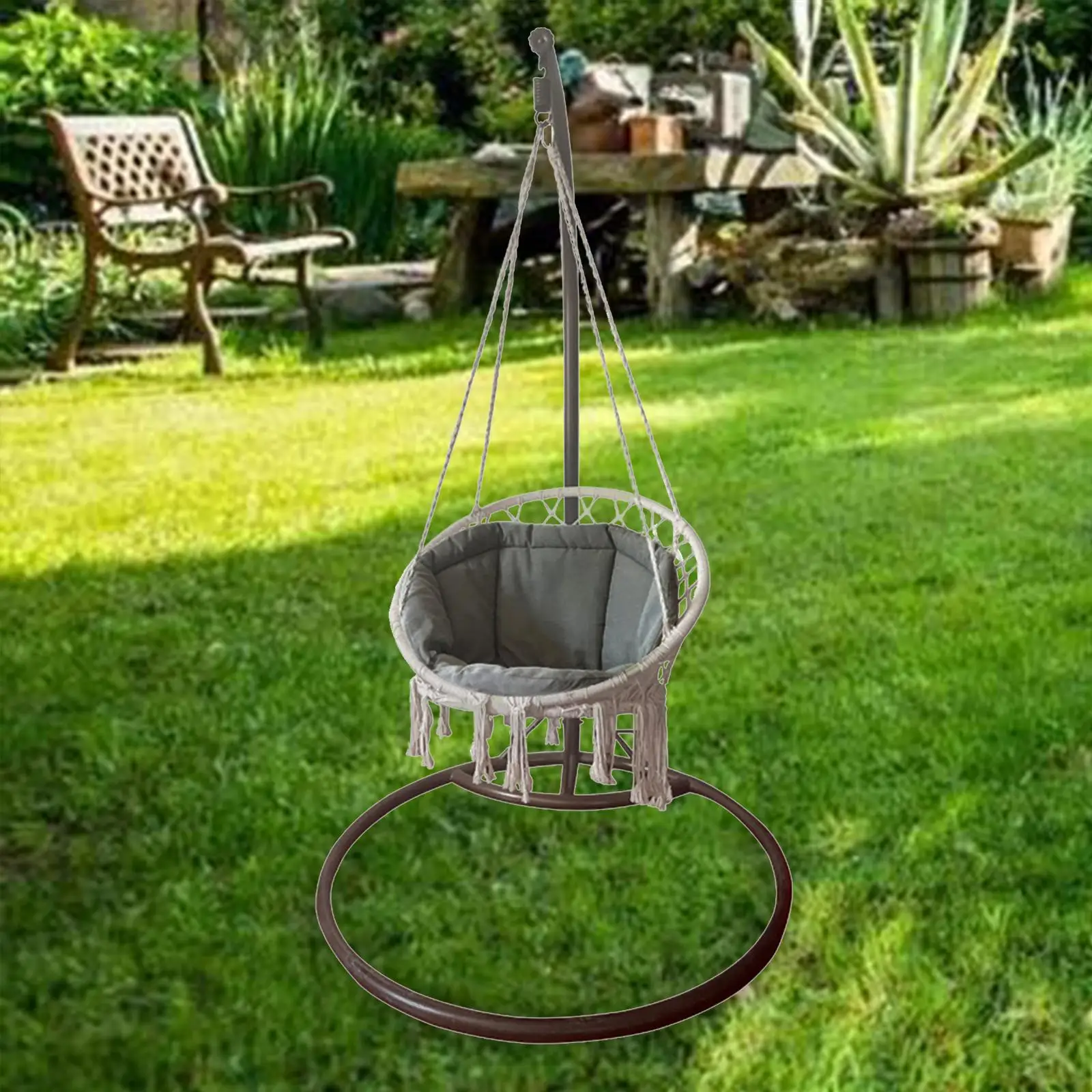 Swinging Chair Seat Cushion Patio Hanging Egg Chair Pad for Swing Chair