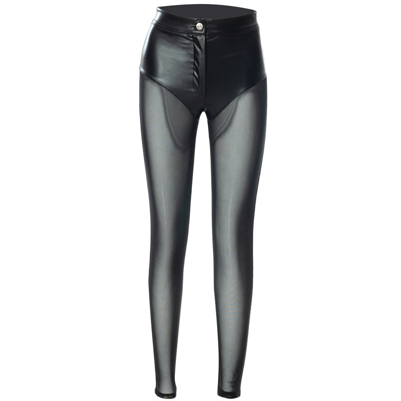 Perl PU Mesh Patchwork See Through 