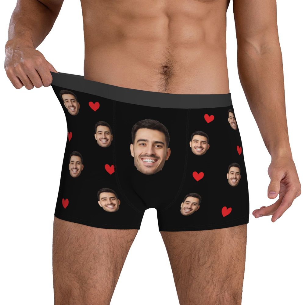 Title 19, Cuecas boxer personalizadas para homens, presen...