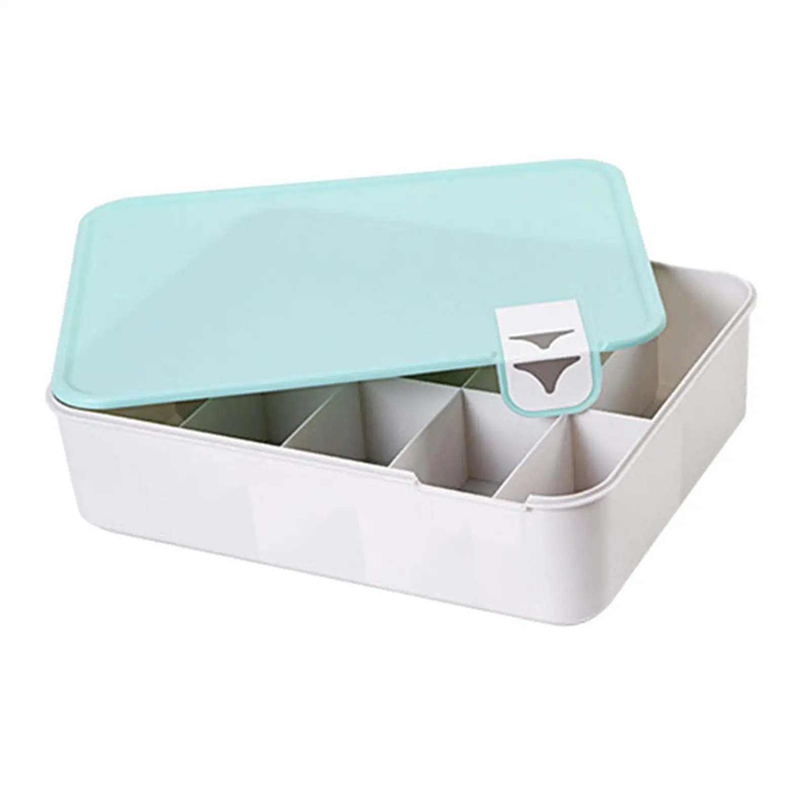 Drawer Organizer Clothes Storage Container Multipurpose Durable Storage Bin Dustproof Lid Cosmetic Organizer for Organizing