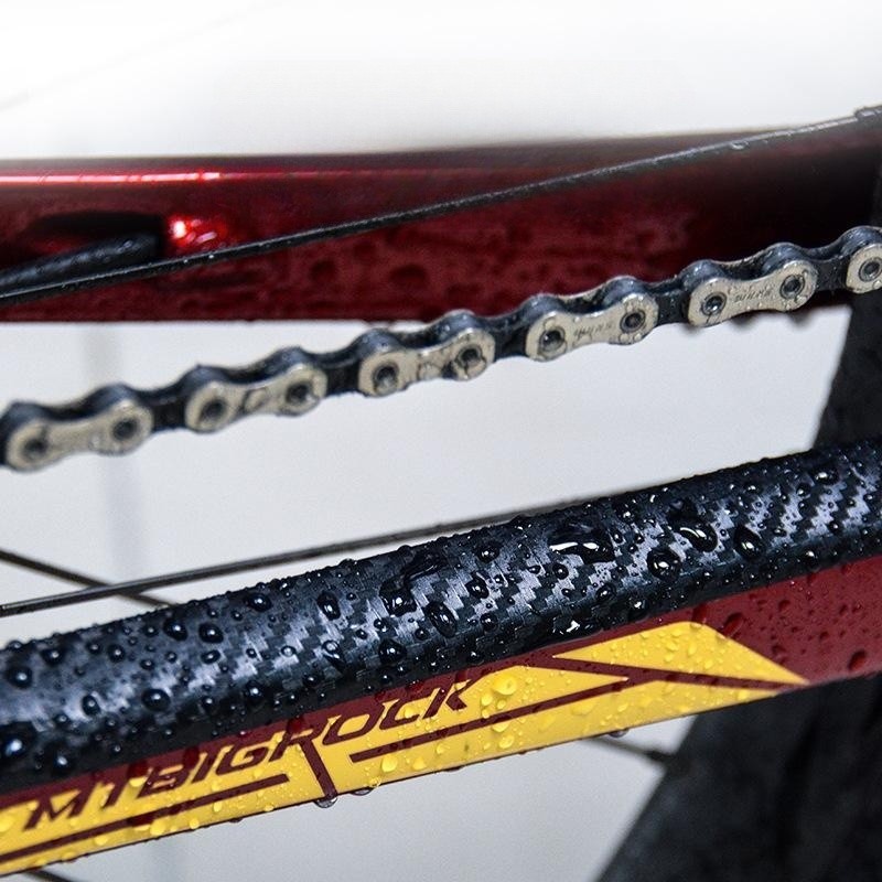 Fahrradkette Schutzaufkleber Mountainbike Pflege Kettenaufkleber Klapprahmen Schutzfolie Anti-Kratz Rhino Skin Aufkleber – Detail 5