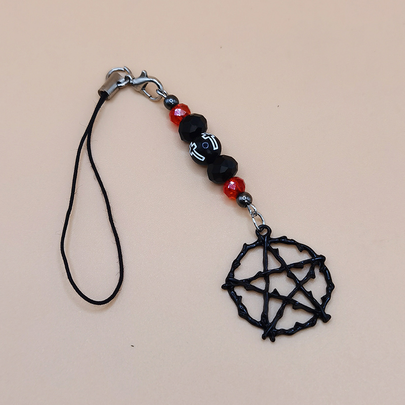 Funky Y2K Hand Perlen Handy Schlüsselanhänger Charm Strap Kawaii süße Kette Lanyard Anhänger Mädchen Geschenk für IPhone/Samsung/HUAWEI – Detail 9