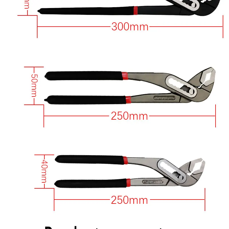 Title 6, Hochleistungs-Schnellrohrzange, 8 Zoll/10 Zoll/...