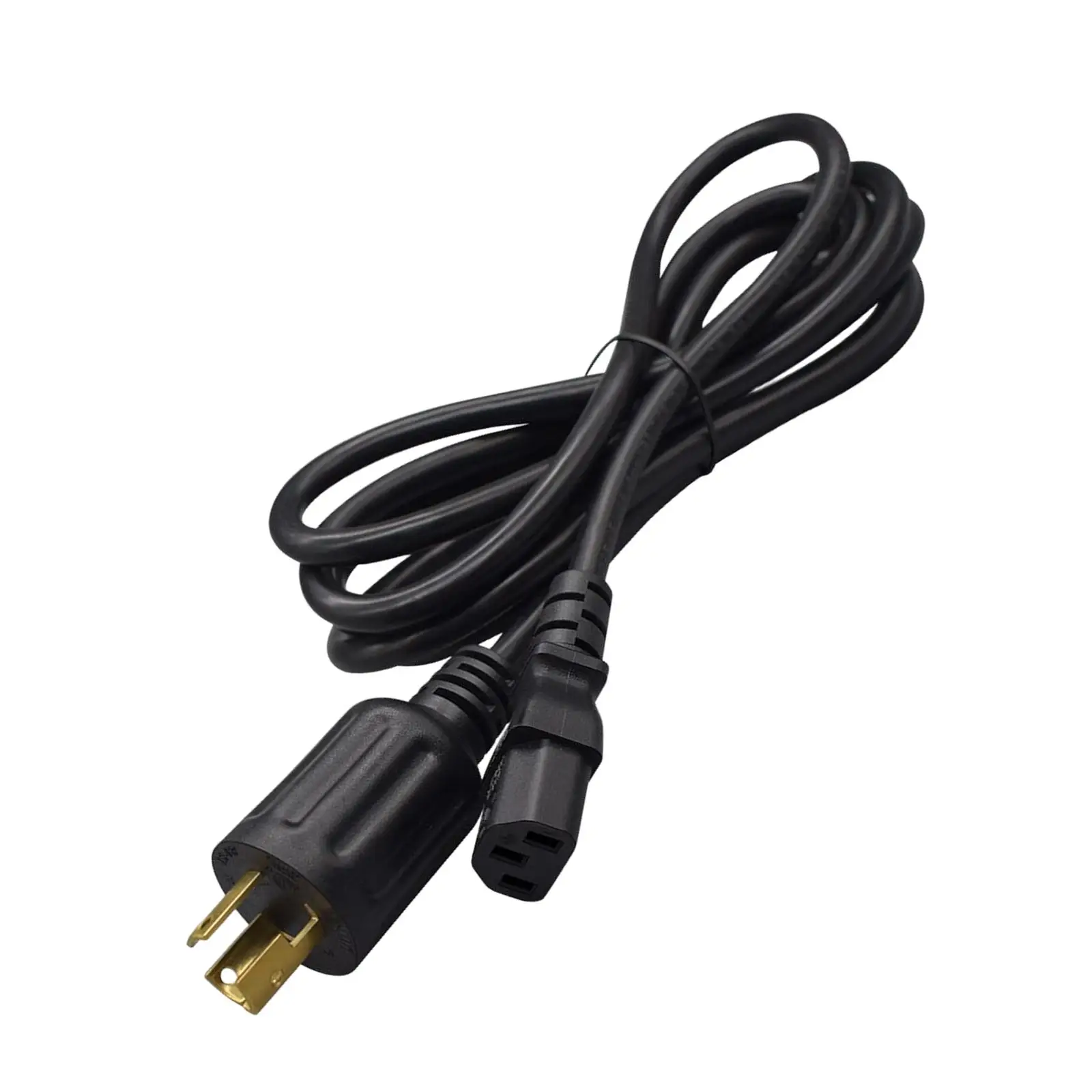 Power Cord L5-30P to IEC 320 C13 125V 15A Black 9.84 Feet Connector Accessories