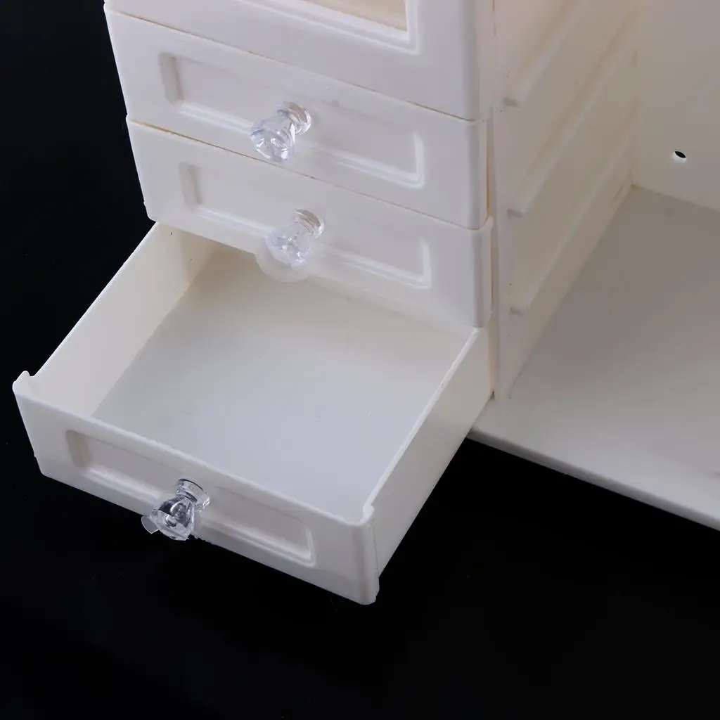 Dollhouse Miniature Bedroom Furniture Storage Wardrobe Closet  