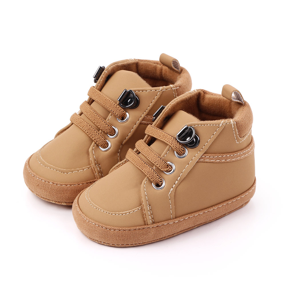 Title 5, Neugeborene Baby-Jungen-Schuhe mit weicher Sohl...