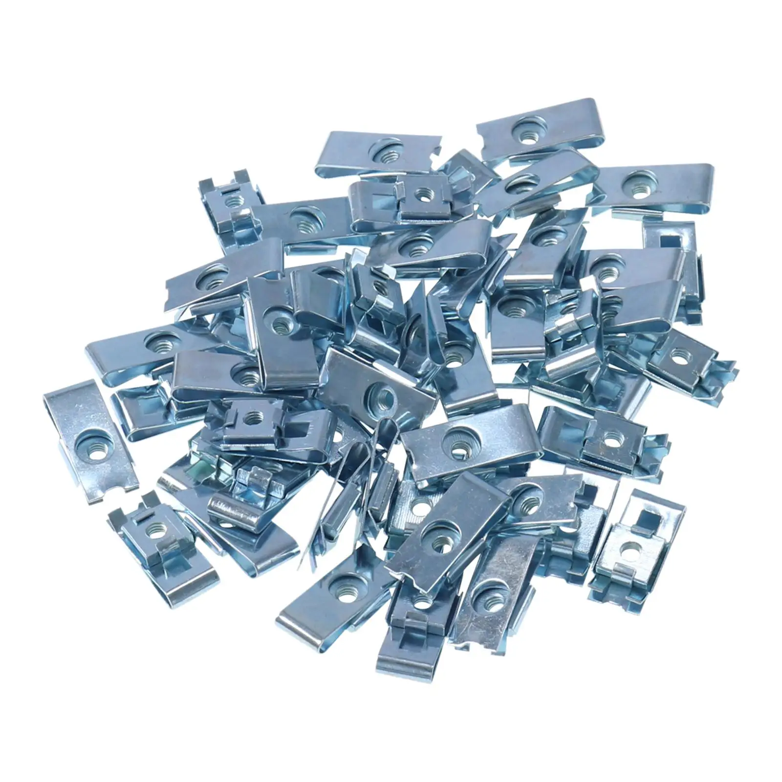 50Pcs Rustproof nuts Clips, Motorbike Spare Parts Accessories Replacement High Strength Retaining Clip Speed Fasteners