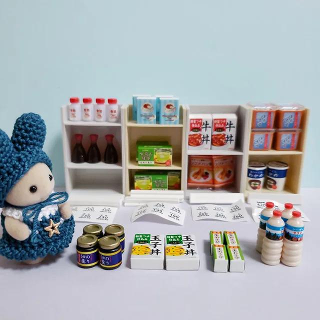 Japan Re-ment Sakura Stationery Art Painting Supplies Paint Brush Miniature  Painting Tools Capsule Toys Gashapon