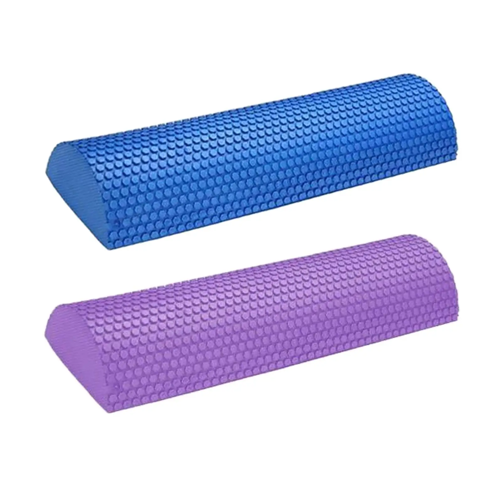 2x Foam Roller Half Round Massage Yoga Pilates Fitness Yoga