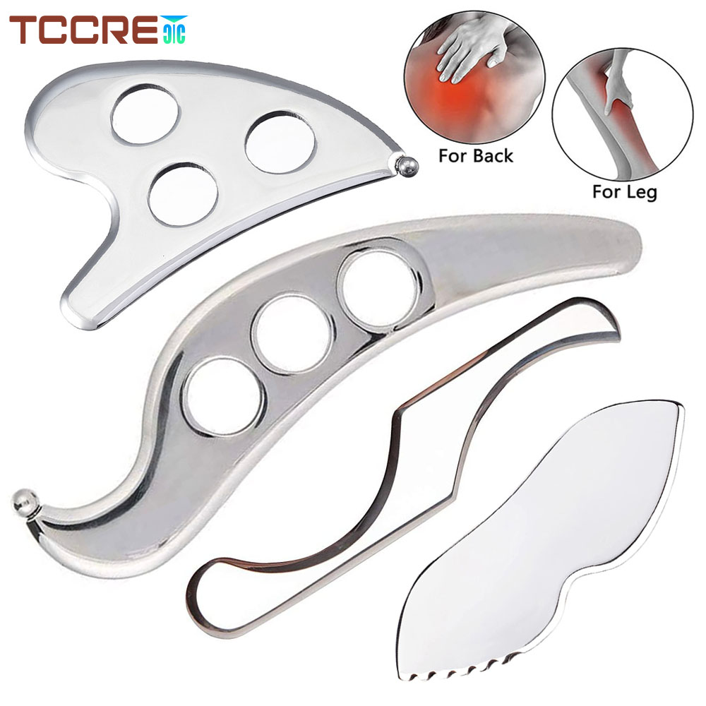 Best of Stainless Steel Gua Sha Massage Tool Lymphatic Drainage Scraping Massager For Body Shaping Relieve Waist Back Muscle Soreness Reviews & Tips