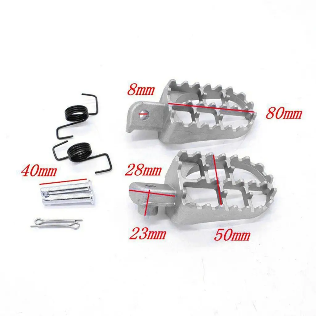 Footrest Footpegs Assembly for  PW50 PW80 XR70 Dirt Bike