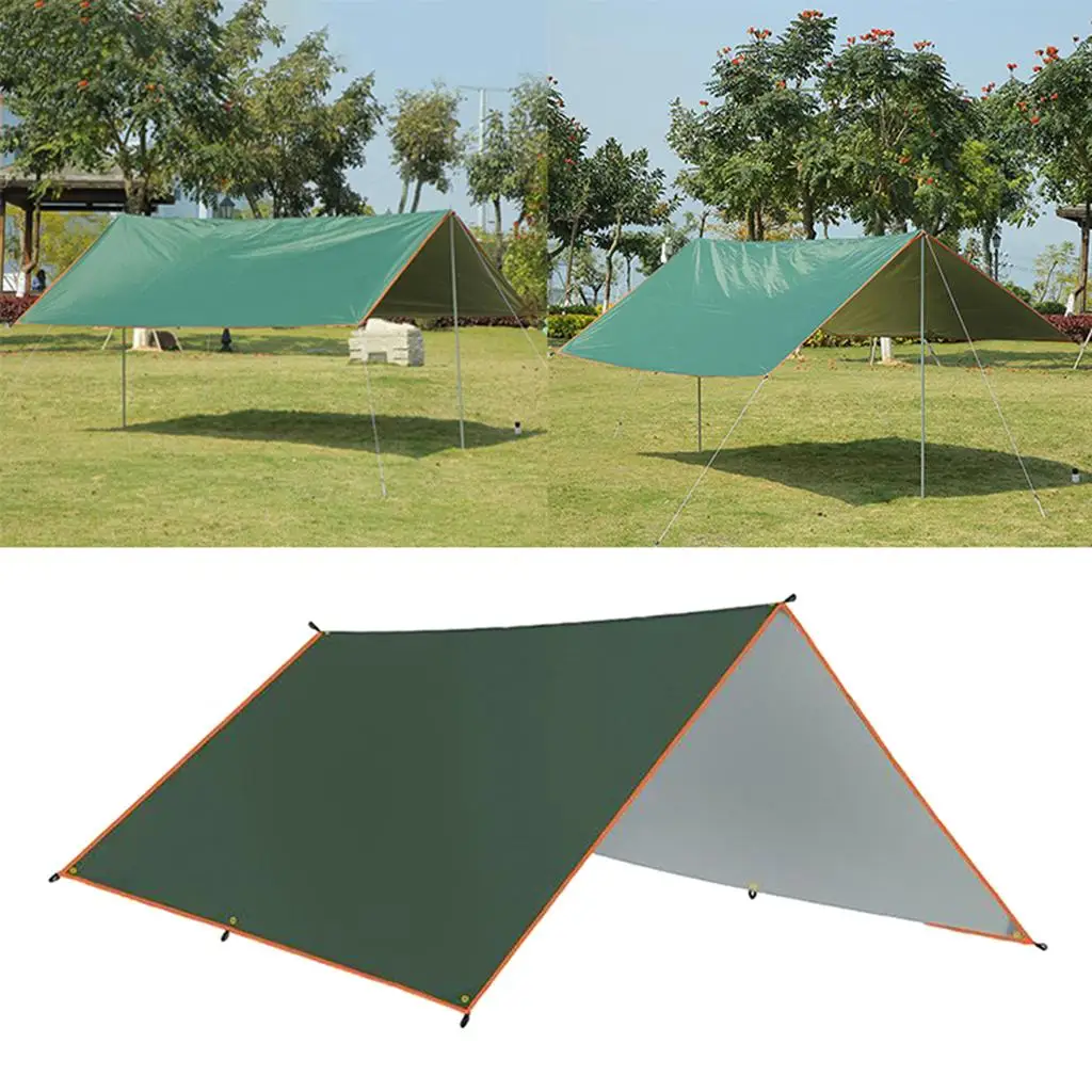 Outdoors Hammock Camping Tarp Light Water Proof Shade Tent Shelter Backpacking Hiking Travel Awning Top Cover
