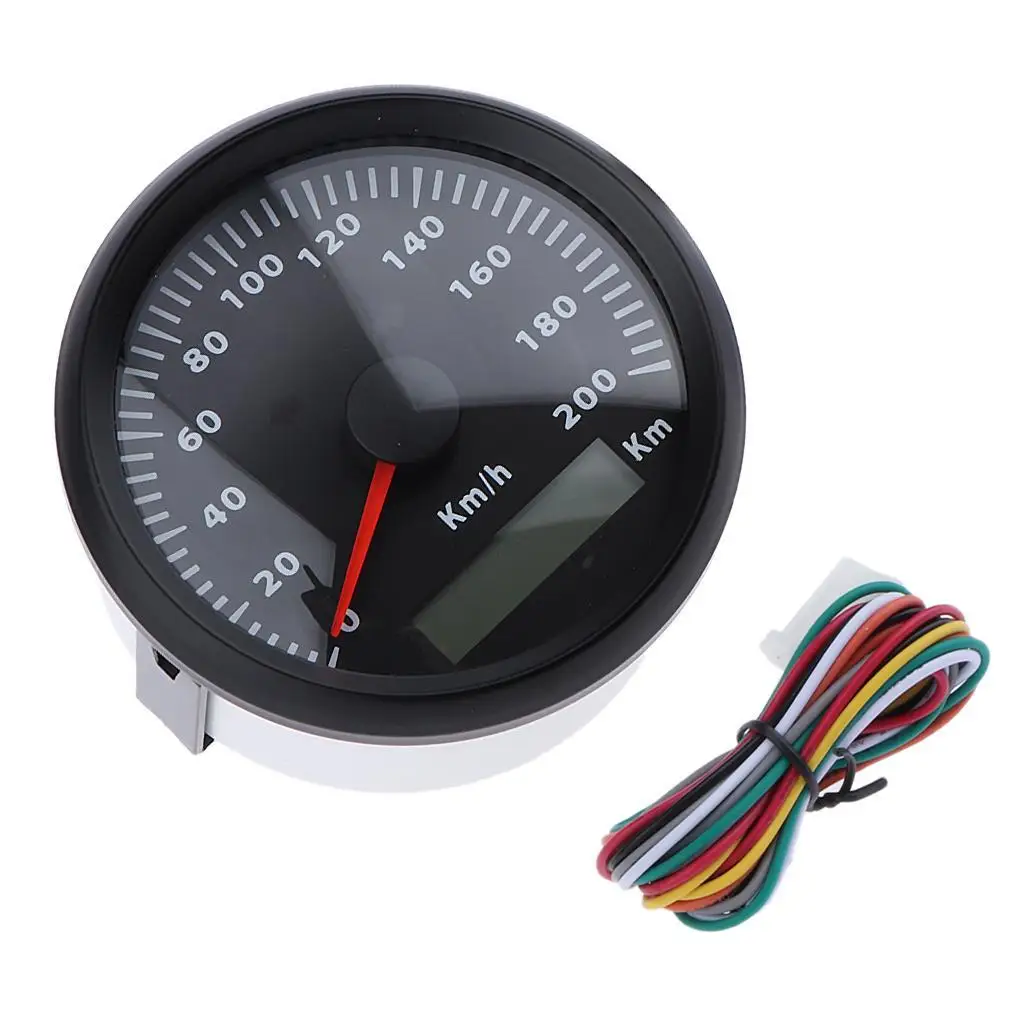 Motorcycle Speedometer Odometer With Indication 5mm 3-3/8`` #2
