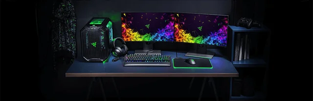  Razer Head Cushion Chroma Neck & Head Support for Gaming Chairs:  Ergonomically Designed - Memory Foam Padding - Wrapped in Plush Black  Velvet - Chroma RGB : Video Games